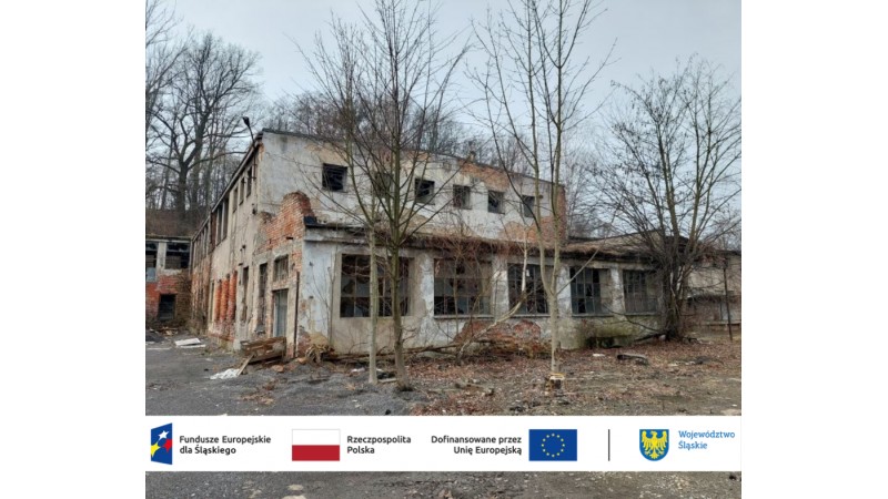 Teren po dawnym zakładzie przetwórstwa owocowego LAS na Aleji Łyska w Cieszynie